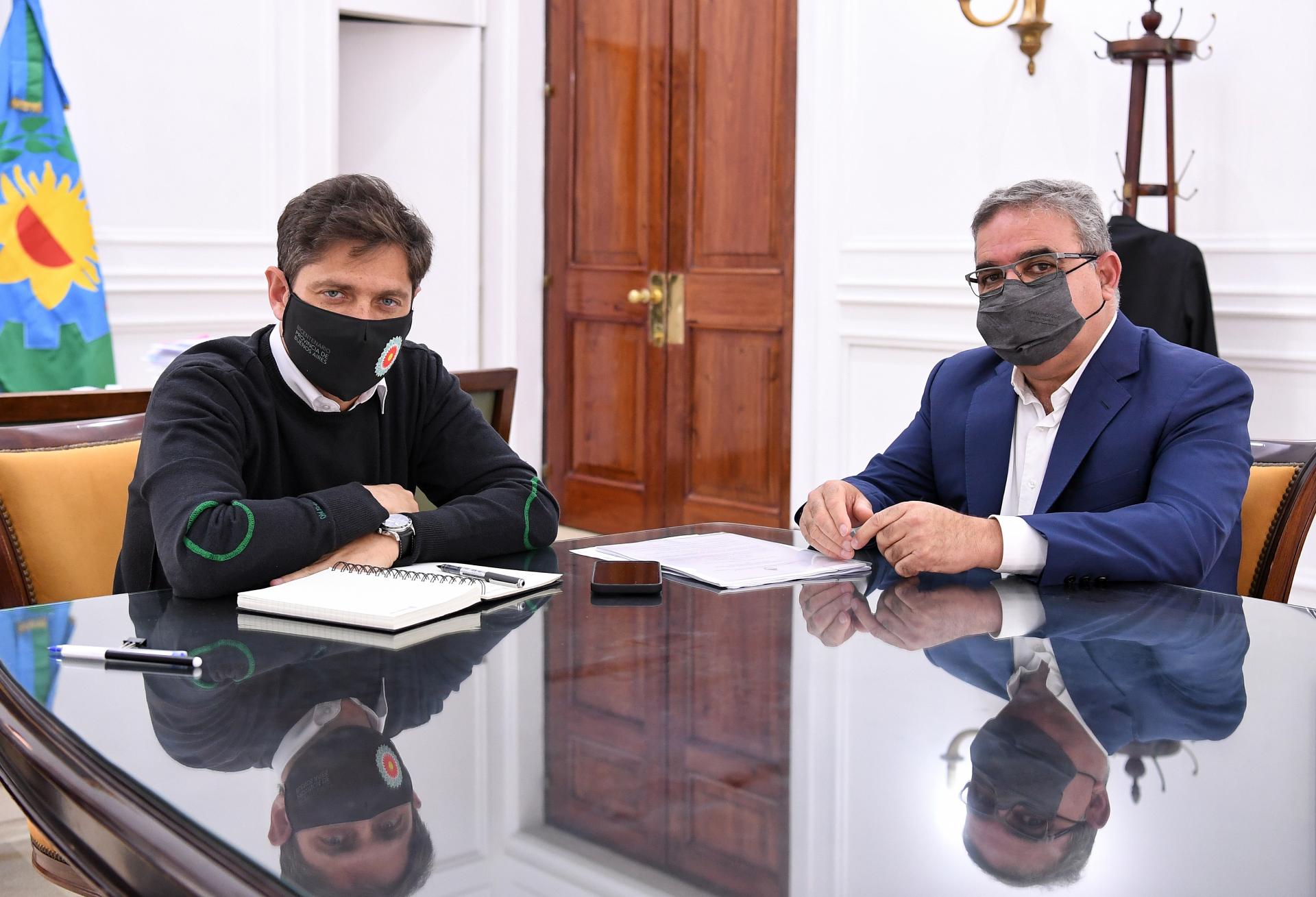 KICILLOF MANTUVO UNA REUNIÓN CON SU PAR DE CATAMARCA, RAÚL JALIL