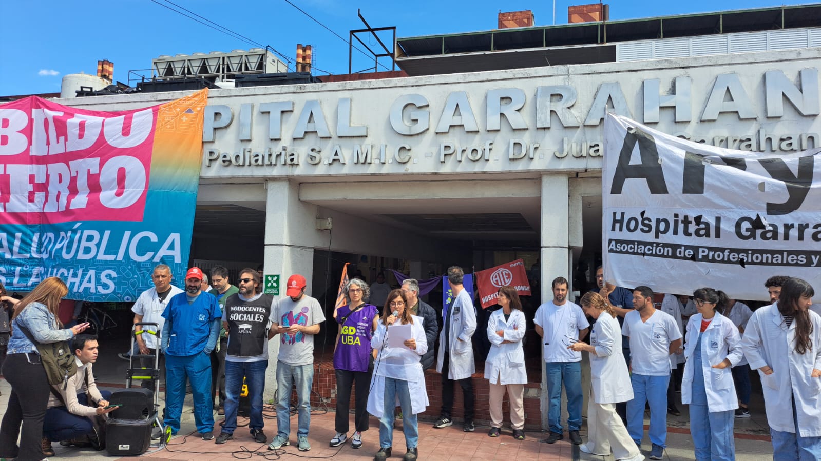 EL GOBIERNO NACIONAL DESCONTÓ LOS DÍAS DE PARO A LOS TRABAJADORES DEL GARRAHAN