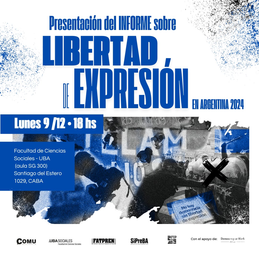 PRESENTAN EL INFORME “LIBERTAD DE EXPRESIÓN EN LA ARGENTINA”