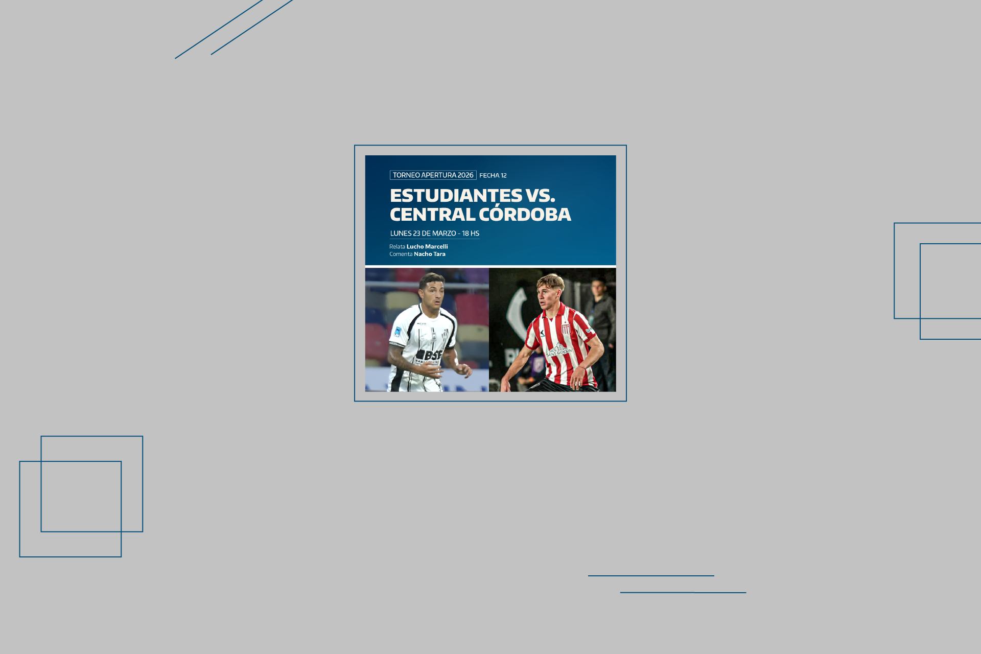 ESTUDIANTES VS CENTRAL CÓRDOBA