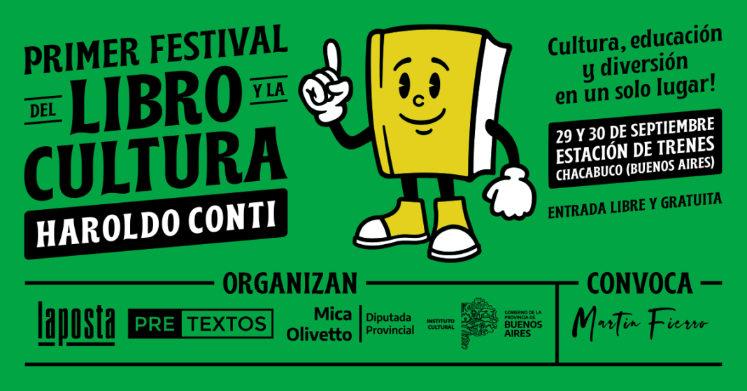 LLEGA EL PRIMER FESTIVAL DEL LIBRO Y LA CULTURA “HAROLDO CONTI”