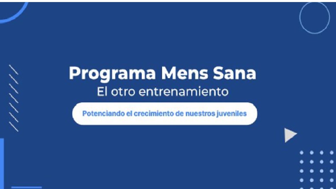 GIMNASIA PONE EN MARCHA “MENS SANA” UN PROGRAMA EDUCATIVO INTEGRAL PARA JUGADORES JUVENILES