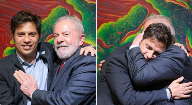 KICILLOF CELEBRÓ EL TRIUNFO DE LULA