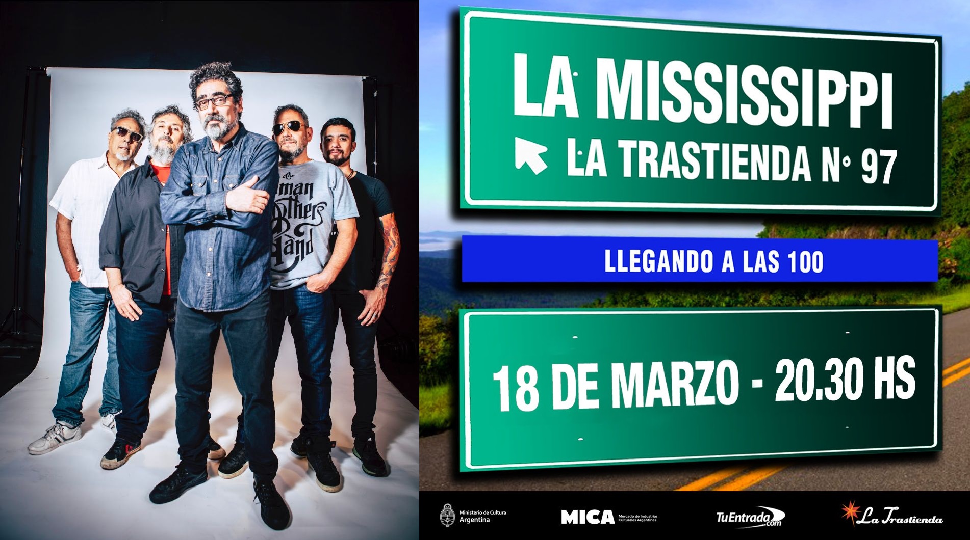 LA MISSISSIPPI LLEGA AL CENTENAR DE PRESENTACIONES EN LA TRASTIENDA