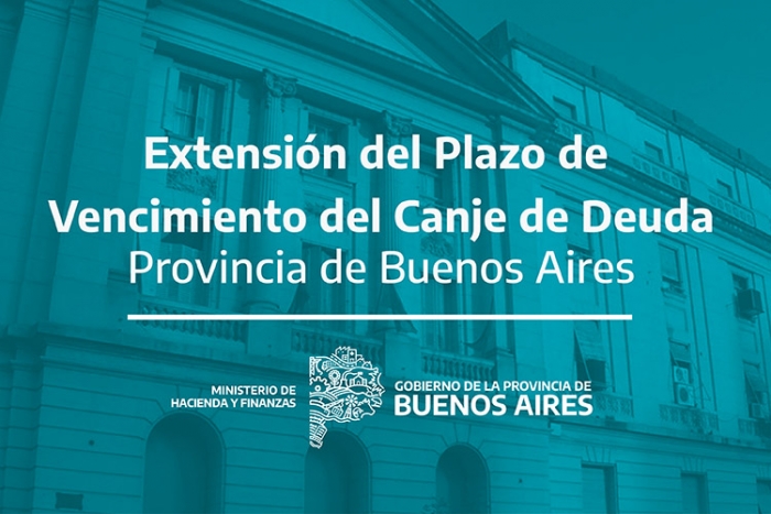 CANJE DE DEUDA: PROVINCIA EXTENDIÓ HASTA EL 4 DE ENERO EL VENCIMIENTO