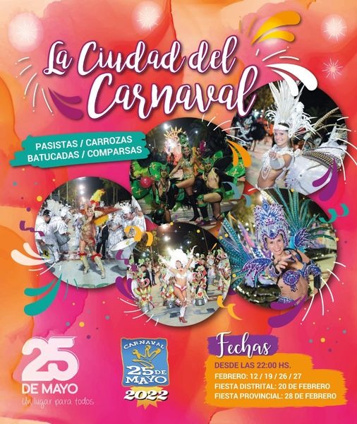 25 DE MAYO FESTEJA EL CARNAVAL