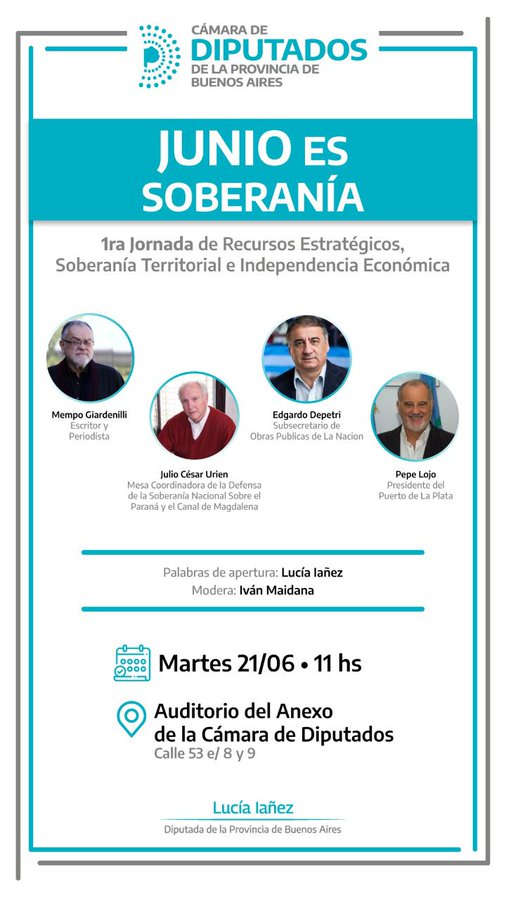 PRIMERA JORNADA DE RECURSOS ESTRATÉGICOS SOBERANÍA TERRITORIAL E INTENDENCIA ECONÓMICA