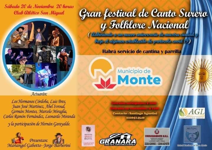 MONTE SE VISTE DE FIESTA